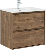 Тумба с раковиной Aquanet Милан (Flash) 70 цв. дуб рустикальный