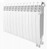 Биметаллический радиатор Royal Thermo Biliner 500 V 12 секции Bianco Traffico нижнее подключение
