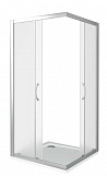 Душевое ограждение BAS LATTE CR-100-G-WE 100x100 стекло Grape