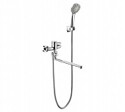смеситель Bravat для ванны длинный излив Slim F6332366CP-01L-RUS