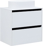 Тумба под раковину Allen Brau Activity 70 1.34003.WM белый матовый/черный браш
