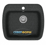 Мойка гранитная POLYGRAN F-11 черная