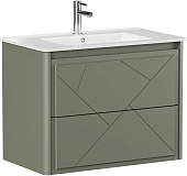 Тумба под раковину Allen Brau Paris 80 1.360001.CGM олива матовый