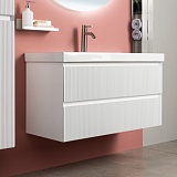 Тумба под раковину Aquanet Альтера 100 белый матовый