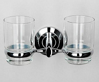 Подстаканник двойной WASSER KRAFT Rhein K-6228D
