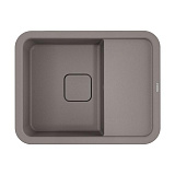 Каменная мойка Omoikiri Tasogare 65-GR Artgranit/leningrad grey прямоугольная с крылом