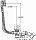 Слив-перелив 40/50 Simplex Trio Visign MT5  Viega 6166.42 728014