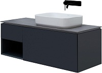 Тумба под раковину Allen Brau Infinity 120 1.21008.AM R антрацит матовый