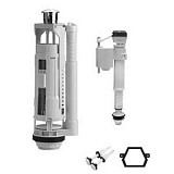 Двухуровневая арматура с нижним подводом воды (тип B) IDDIS F012400-0002K,Россия