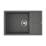 Каменная мойка Omoikiri Sumi 78-LB-PL Tetogranit/платина   прямоугольная с крылом