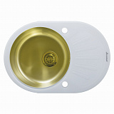 Кухонная мойка Seaman Eco Glass SMG-730W-Gold.B