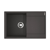 Каменная мойка Omoikiri Daisen 78-BL Artgranit/черный прямоугольная с крылом