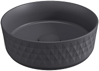 Раковина накладная Allen Brau Fantasy Romb 36 4.11033.AN антрацит