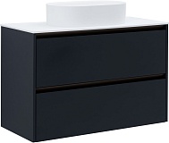 Тумба под раковину Allen Brau Activity 100 1.34014.AM антрацит матовый/олива браш